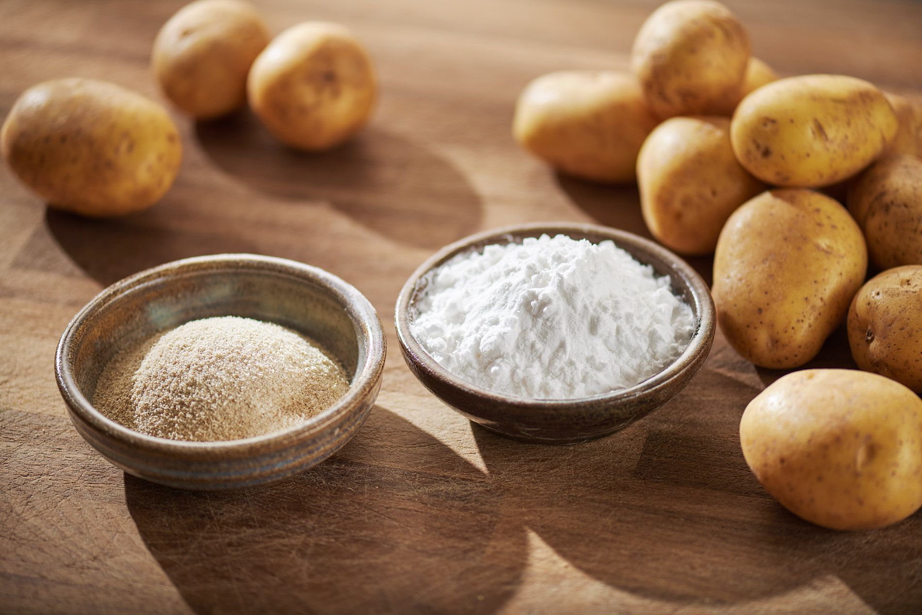 Modifierad stärkelse och dextrin